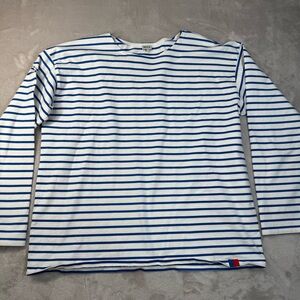 Kule The Boyfriend long sleeved striped shirt size XL